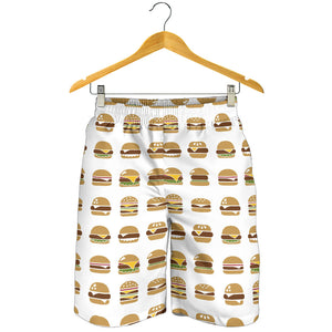 Hamburger Pattern Print Design 02 Men Shorts