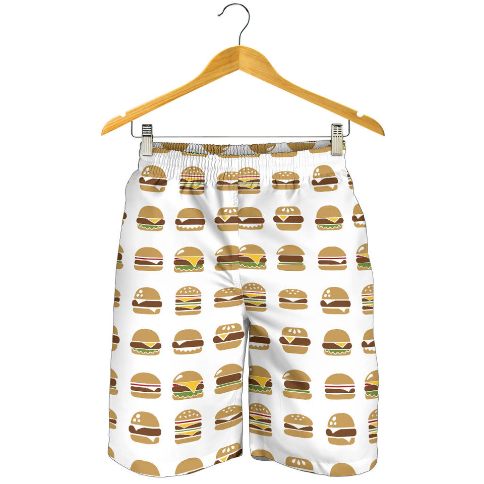 Hamburger Pattern Print Design 02 Men Shorts