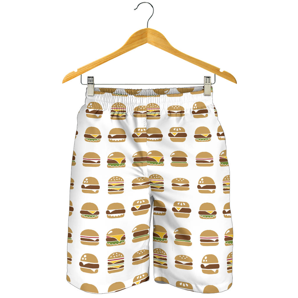 Hamburger Pattern Print Design 02 Men Shorts