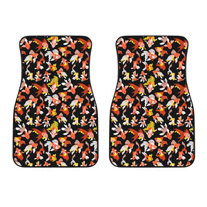 Goldfish Pattern Print Design 03 Front Car Mats