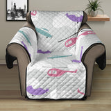 Helicopter plane pattern Recliner Cover Protector