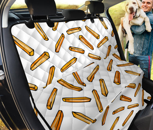 French Fries Potato Pattern Dog Car Seat Covers