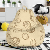Hand Drawn Peanuts Pattern Bean Bag Cover