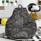 Pizza Pattern  Bean Bag Cover