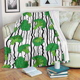 Cool Broccoli Pattern Premium Blanket