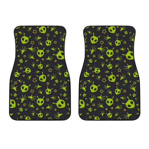 Alien Pattern Print Design 02 Front Car Mats
