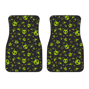 Alien Pattern Print Design 02 Front Car Mats