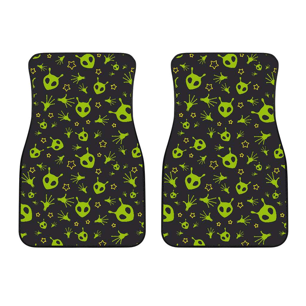 Alien Pattern Print Design 02 Front Car Mats