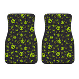 Alien Pattern Print Design 02 Front Car Mats