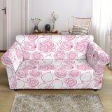 Sketch Guava Pattern Loveseat Couch Slipcover