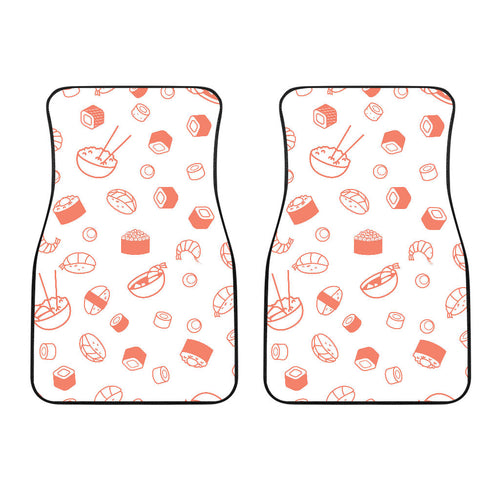 Sushi Pattern Front Car Mats