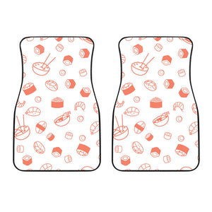 Sushi Pattern Front Car Mats