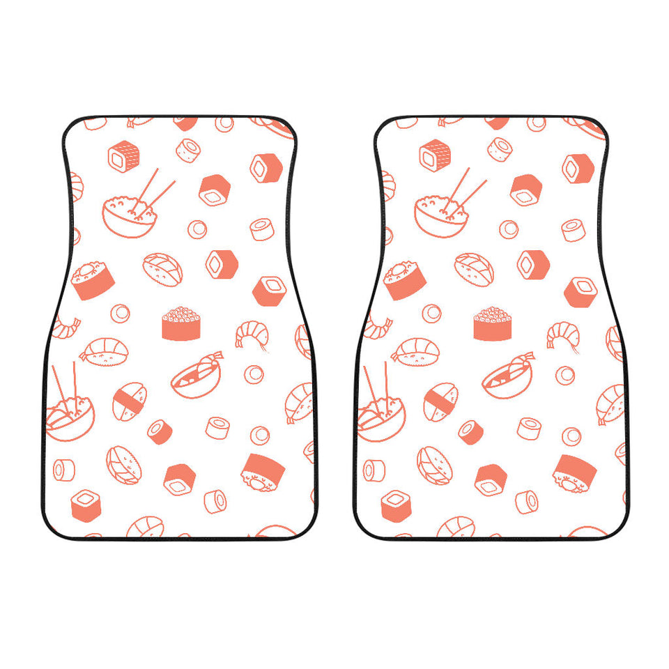 Sushi Pattern Front Car Mats
