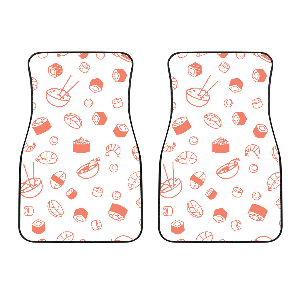 Sushi Pattern Front Car Mats