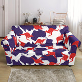 Kangaroo Australian Pattern Loveseat Couch Slipcover