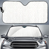 Arabic White Pattern Car Sun Shade