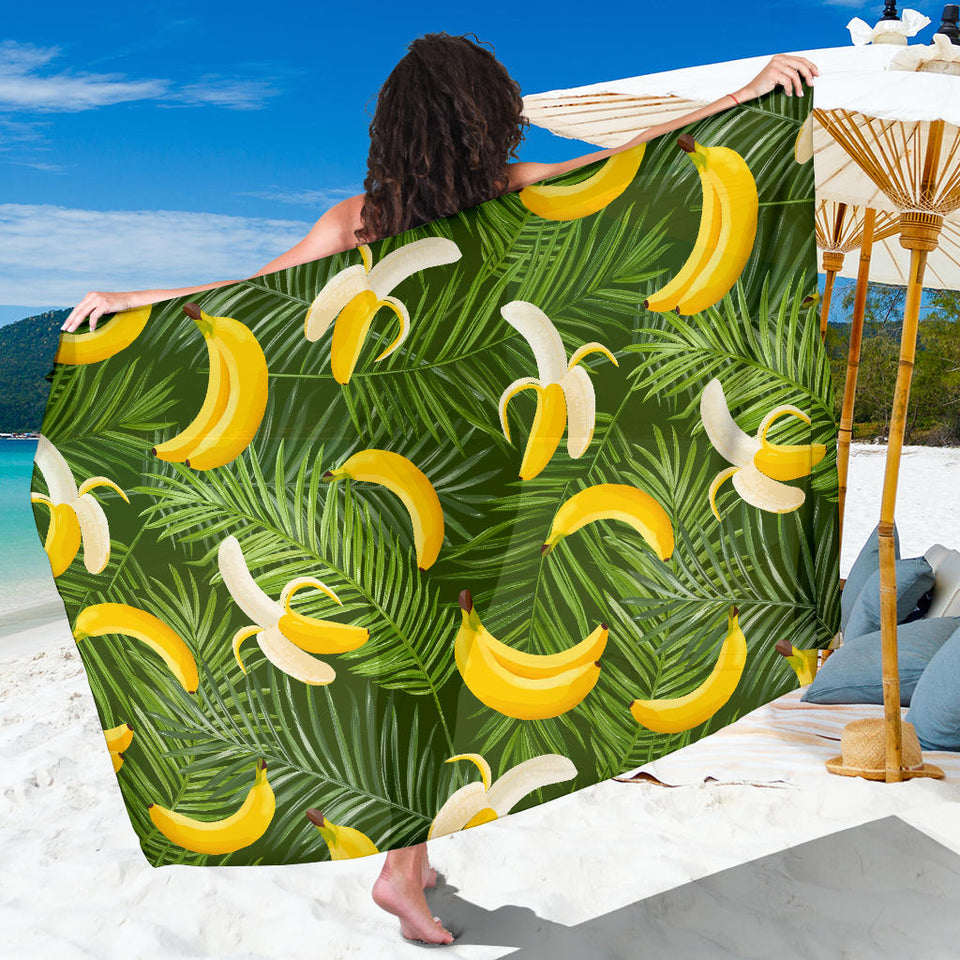 Banana Palm Leaves Pattern Sarong