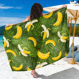 Banana Palm Leaves Pattern Sarong