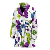 Grape Pattern Women'S Bathrobe
