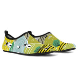 Hand Drawn Windmill Pattern Aqua Shoes