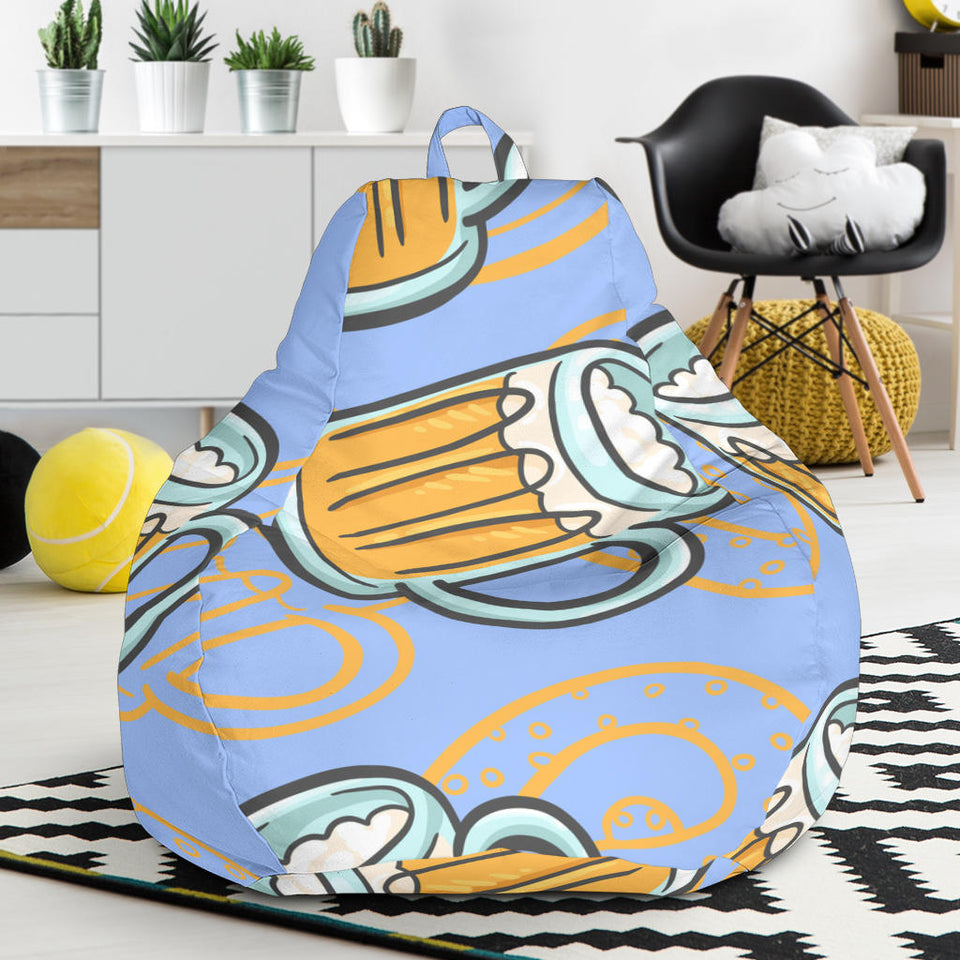 Beer Pattern Bean Bag Cover