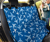 Airplane Pattern In The Sky Dog Car Seat Covers
