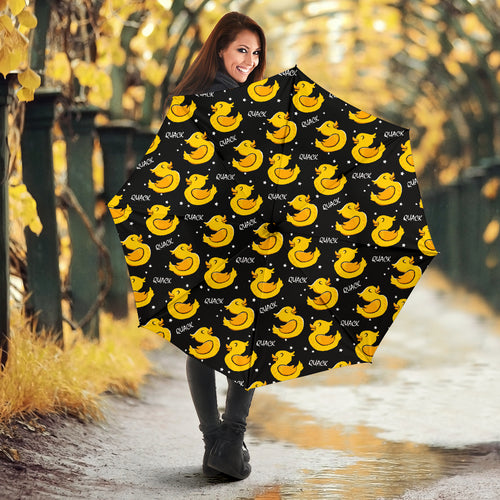 Duck Toy Pattern Print Design 05 Umbrella