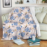 Cute Peacock Pattern Premium Blanket