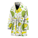 Durian Pattern Background Women'S Bathrobe