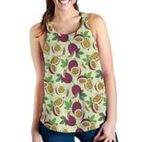 Passion fruit pattern Women Racerback Tank Top