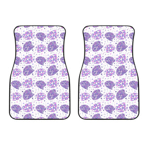 Hedgehog Pattern Print Design 05 Front Car Mats