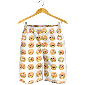 Hamburger Pattern Print Design 04 Men Shorts