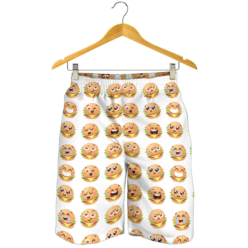 Hamburger Pattern Print Design 04 Men Shorts
