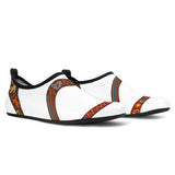 Boomerang Australian Aboriginal Ornament Pattern Aqua Shoes