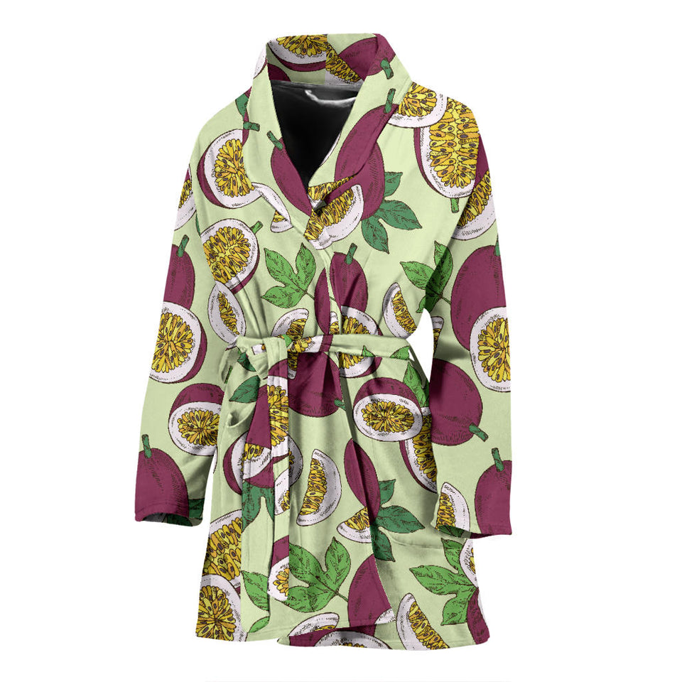 Passion Fruit Pattern Women'S Bathrobe