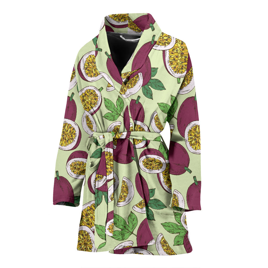 Passion Fruit Pattern Women'S Bathrobe