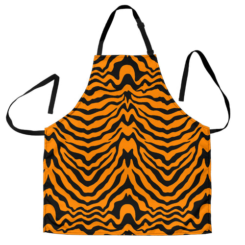 Bengal Tigers Skin Print Pattern Adjustable Apron