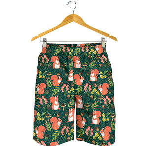 Squirrel Pattern Print Design 03 Men Shorts