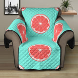 Grapefruit green background Recliner Cover Protector