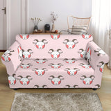 Cute Goat Pattern Loveseat Couch Slipcover