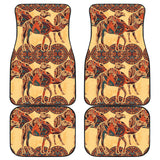 Camel Polynesian Tribal Design Pattern Front And Back Car Mats