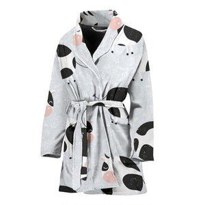 Cute Cows Pattern Women'S Bathrobe