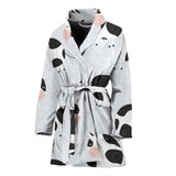 Cute Cows Pattern Women'S Bathrobe