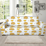 Pancake Pattern Print Design 03  Sofa Slipcover
