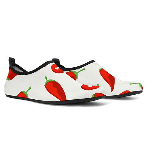 Chili Pattern Aqua Shoes