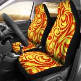 Fire Flame Design Pattern Universal Fit Car Seat Covers