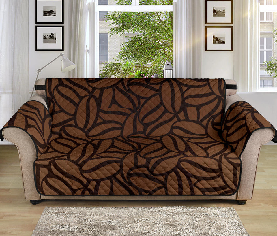 coffee bean pattern Sofa Cover Protector