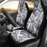 Guava Tropical Hand Drawn Pattern Universal Fit Car Seat Covers