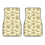 Windmill Wheat Pattern Front Car Mats