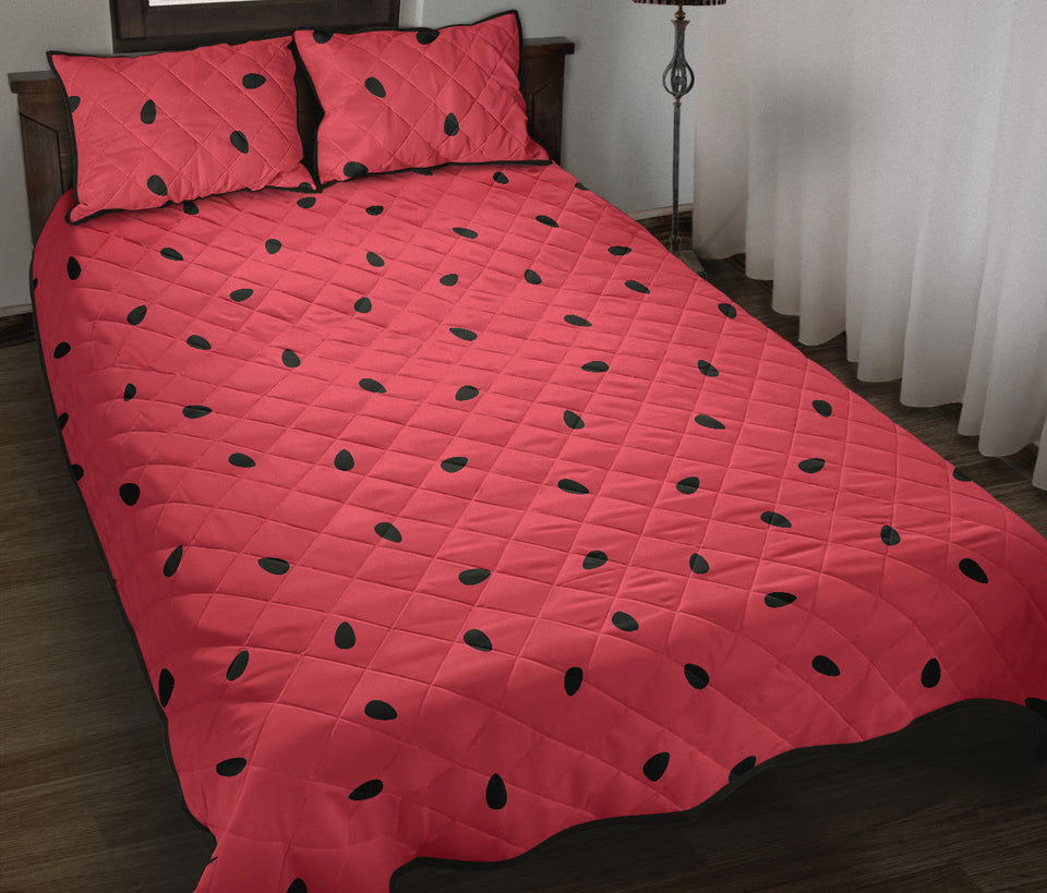 watermelon texture background Quilt Bed Set